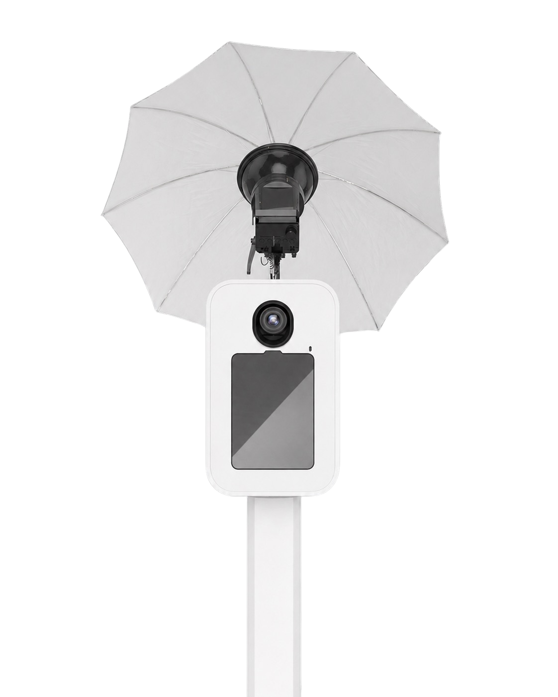 88 Photobooth professional open-air DSLR photo booth setup with studio umbrella lighting