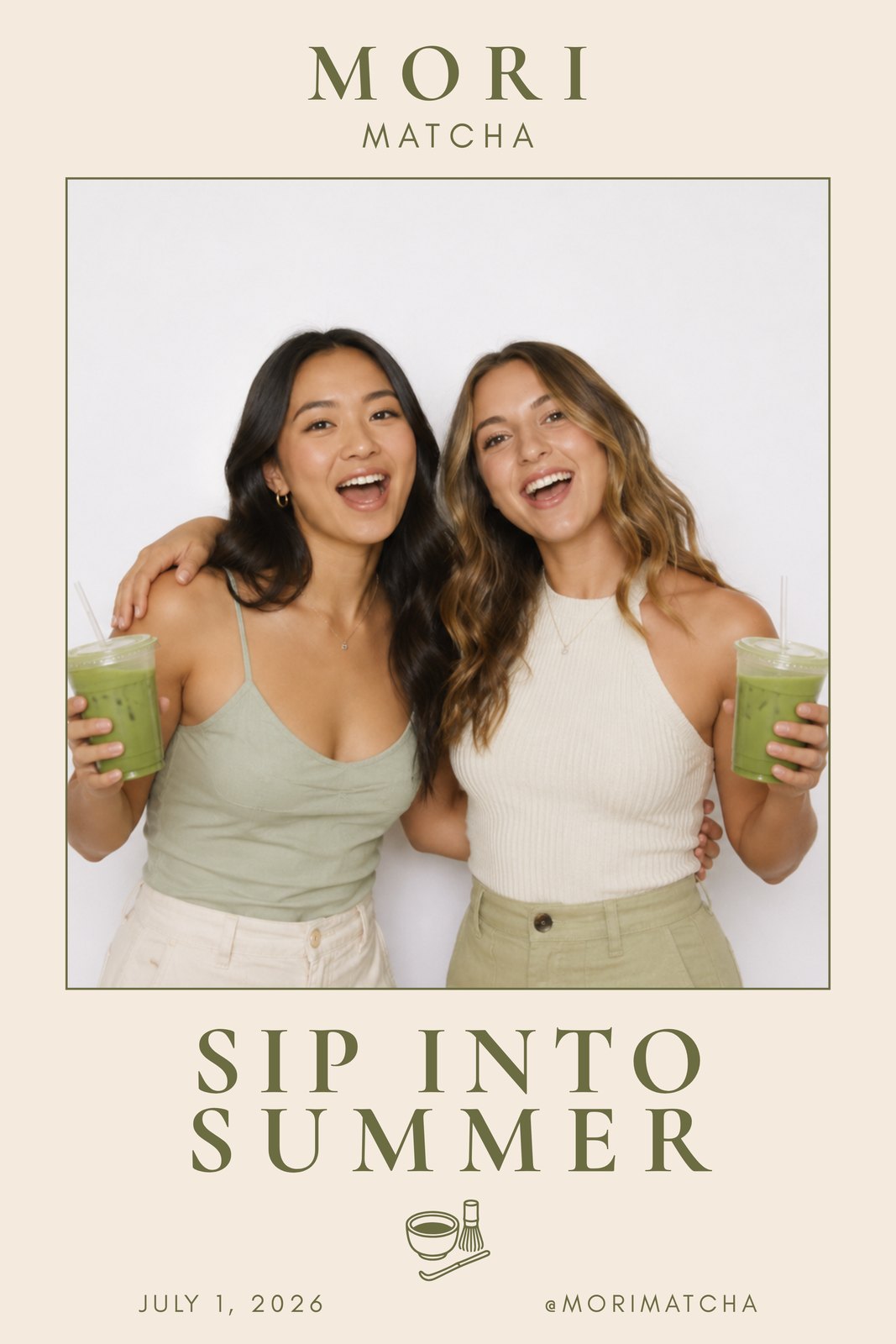 Sample 88 Photobooth 4x6 portrait print design for a brand activation and product launch event